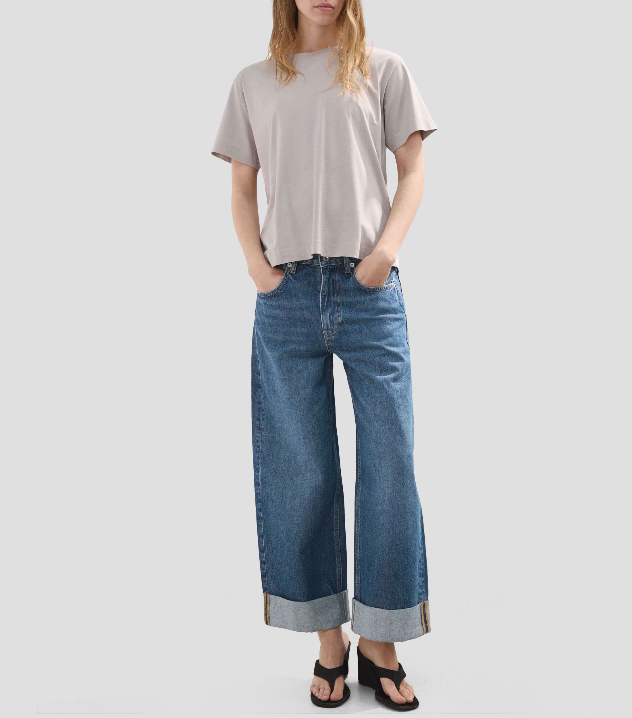 Jeans wideleg Mujer